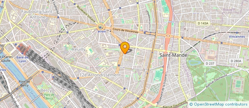 localisation de l'entreprise LA FONDATION MOUSSET ROBERT  PARIS