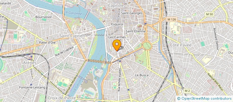 localisation de l'entreprise LA FONDERIE à TOULOUSE