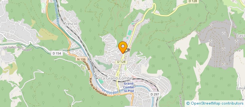 localisation de l'entreprise LA FONDERIE  LA GRAND-COMBE