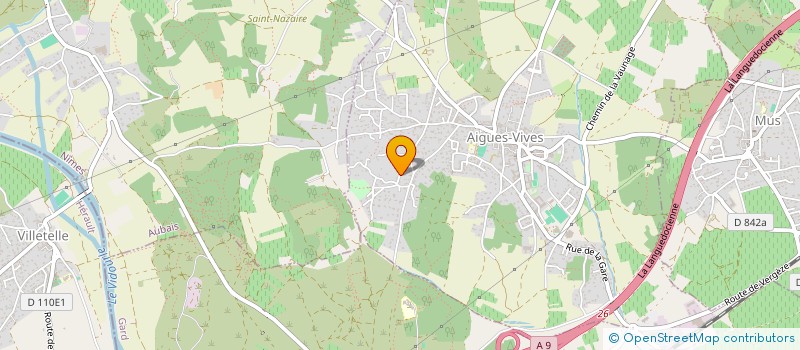 localisation de l'entreprise LA FONDERIE  AIGUES-VIVES