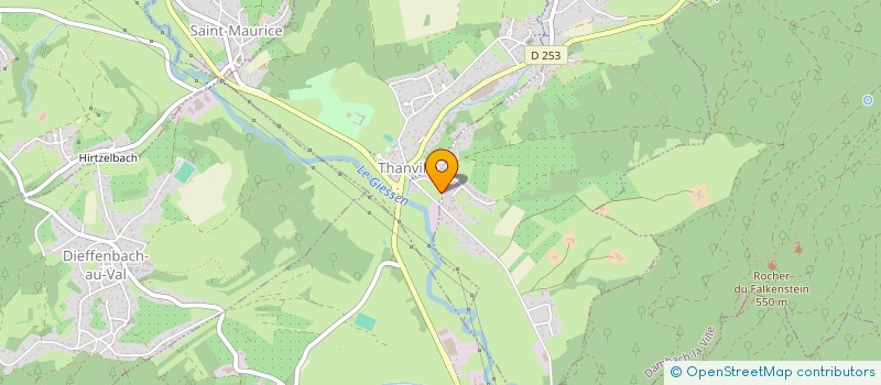 localisation de l'entreprise LA FONDERIE  THANVILLE