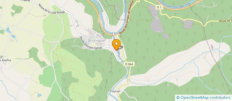 localisation de l'entreprise LA FONDERIE  BRUNIQUEL