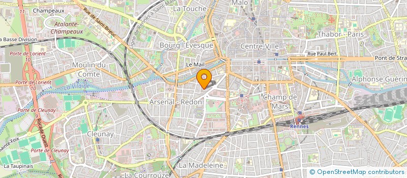localisation de l'entreprise LA FONDERIE IDF  RENNES