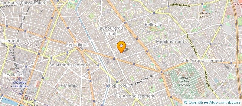 localisation de l'entreprise LA FONDERIE PRODUCTION  PARIS