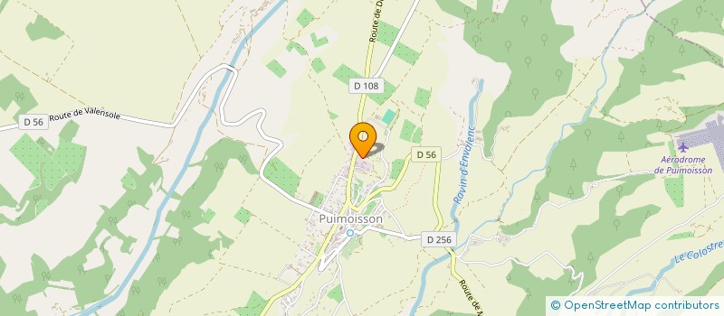 localisation de l'entreprise LA FONDUE  PUIMOISSON