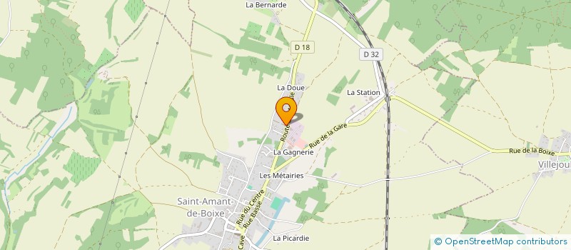 localisation de l'entreprise LA FONT A MOUROUX  SAINT-AMANT-DE-BOIXE