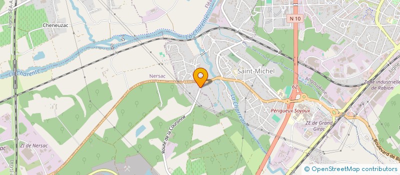 localisation de l'entreprise LA FONT RONDE  LA COURONNE