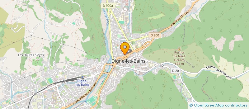 localisation de l'entreprise LA FONT VIVO à DIGNE-LES-BAINS