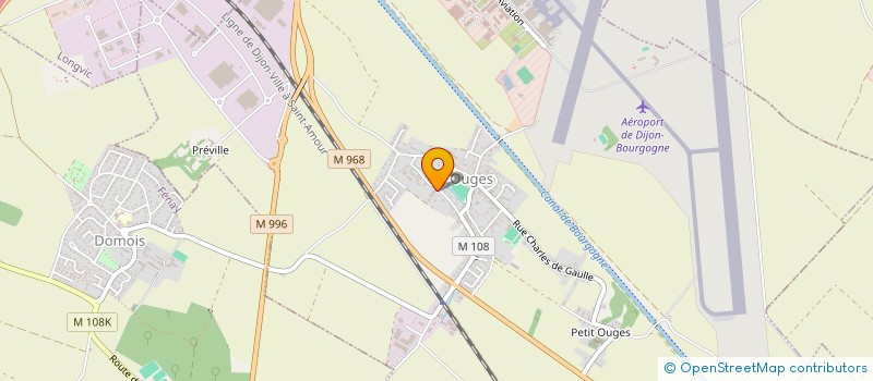 localisation de l'entreprise LA FONTAINE 2167  OUGES