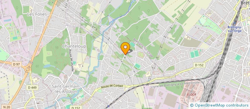localisation de l'entreprise LA FONTAINE à SAINT-GERMAIN-LES-ARPAJON