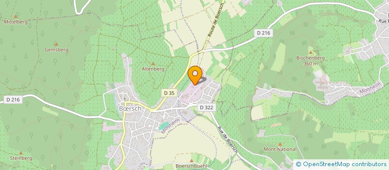 localisation de l'entreprise LA FONTAINE  BRSCH