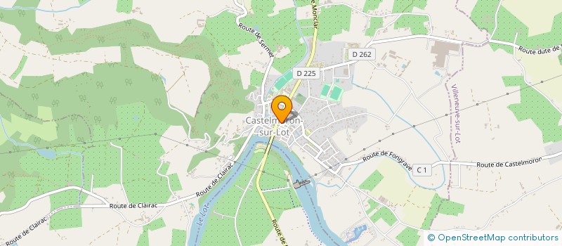 localisation de l'entreprise LA FONTAINE  CASTELMORON-SUR-LOT
