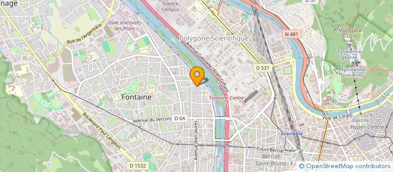 localisation de l'entreprise LA FONTAINE  FONTAINE