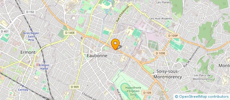 localisation de l'entreprise LA FONTAINE à EAUBONNE