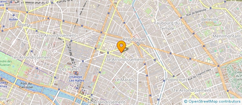 localisation de l'entreprise LA FONTAINE  PARIS