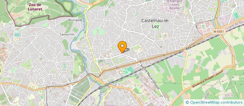 localisation de l'entreprise LA FONTAINE à CASTELNAU-LE-LEZ