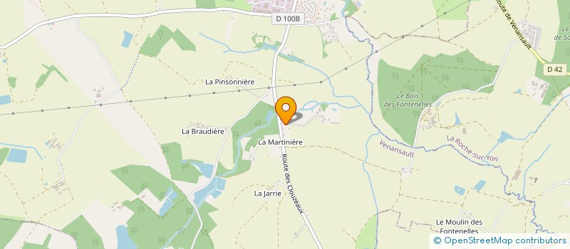 localisation de l'entreprise LA FONTAINE à VENANSAULT