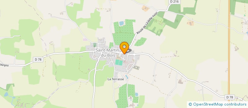 localisation de l'entreprise LA FONTAINE à SEGRE-EN-ANJOU BLEU