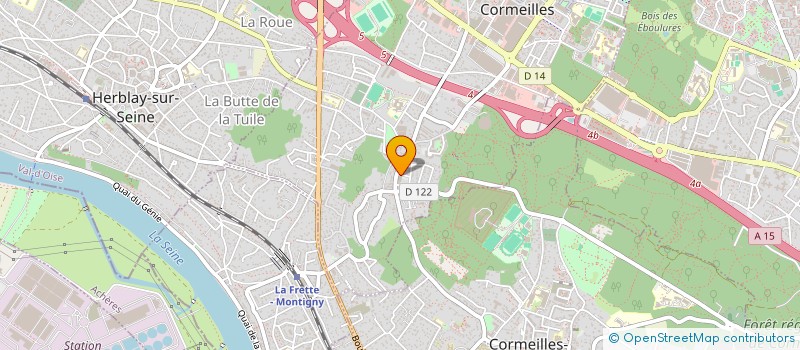 localisation de l'entreprise LA FONTAINE  MANTES-LA-VILLE