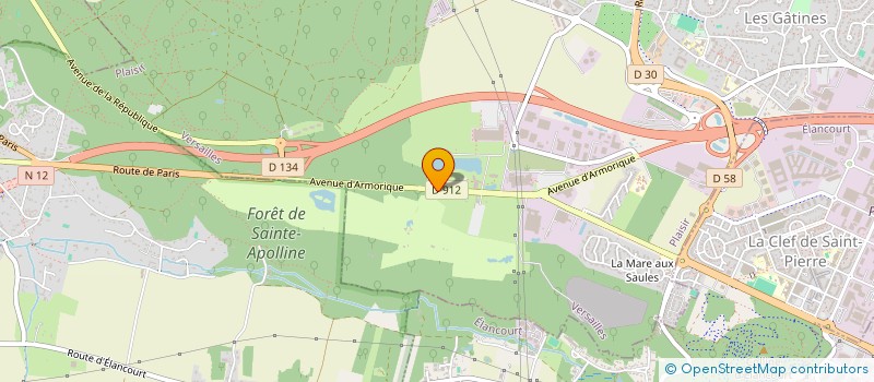 localisation de l'entreprise LA FONTAINE  PLAISIR