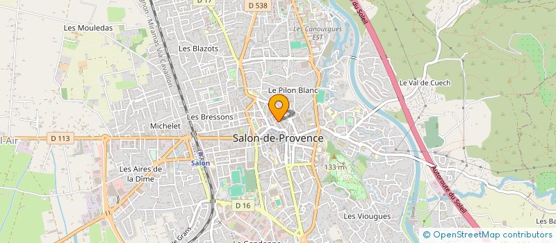 localisation de l'entreprise LA FONTAINE  SALON-DE-PROVENCE