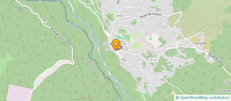 localisation de l'entreprise LA FONTAINE à SAINT-CEZAIRE-SUR-SIAGNE