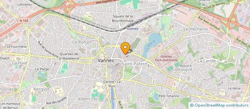 localisation de l'entreprise LA FONTAINE à VANNES