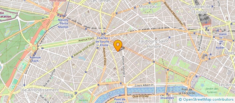 localisation de l'entreprise LA FONTAINE  PARIS