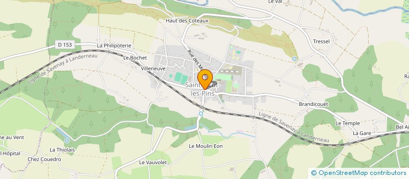 localisation de l'entreprise LA FONTAINE  SAINT-JACUT-LES-PINS