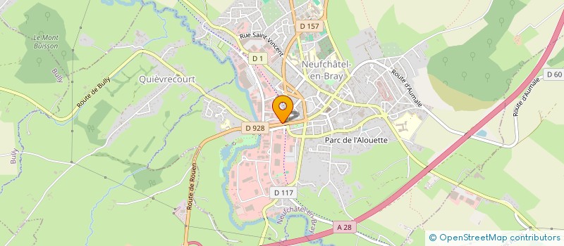 localisation de l'entreprise LA FONTAINE  NEUFCHATEL-EN-BRAY