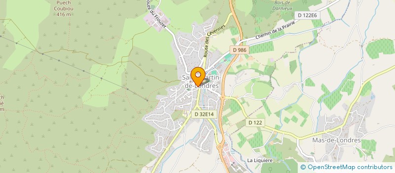 localisation de l'entreprise LA FONTAINE  SAINT-MARTIN-DE-LONDRES