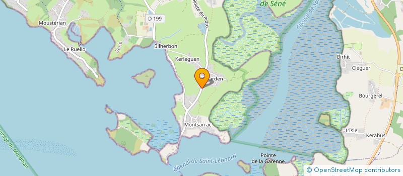 localisation de l'entreprise LA FONTAINE à SENE