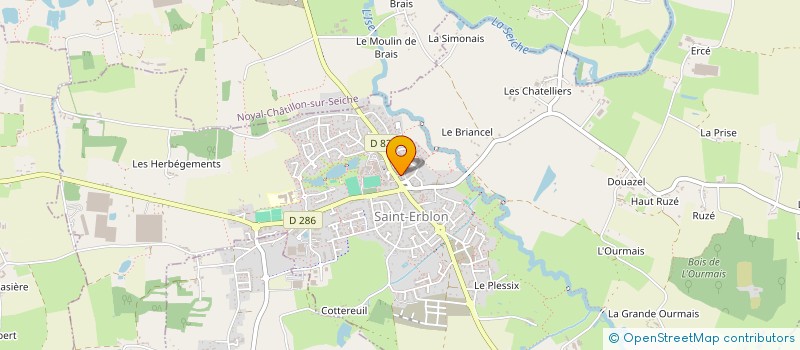 localisation de l'entreprise LA FONTAINE A K'DO  SAINT-ERBLON