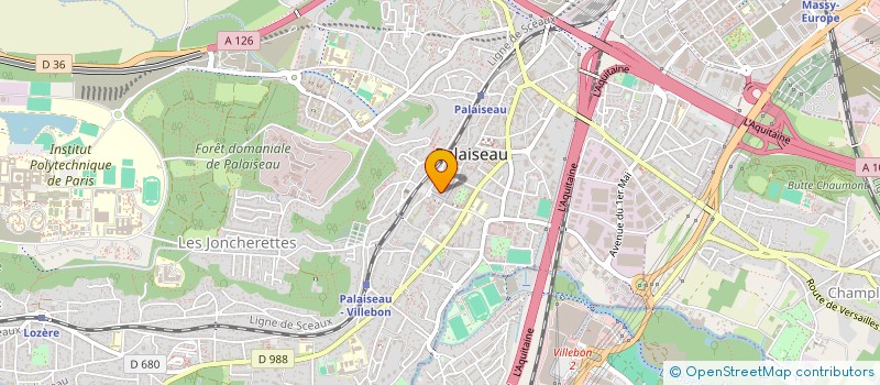 localisation de l'entreprise LA FONTAINE AUX LIVRES SARL à PALAISEAU