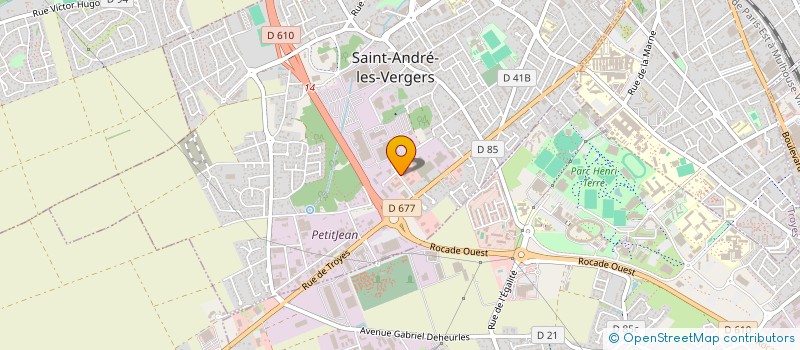 localisation de l'entreprise LA FONTAINE AUX ROCHATS  SAINT-ANDRE-LES-VERGERS