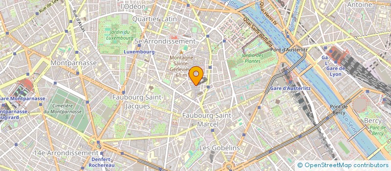 localisation de l'entreprise LA FONTAINE AUX VINS à PARIS