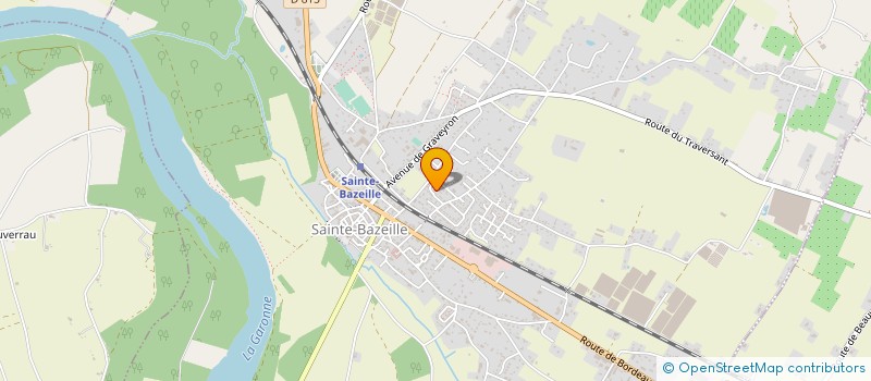 localisation de l'entreprise LA FONTAINE BAZEILLE  SAINTE-BAZEILLE