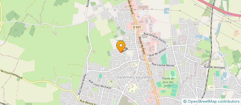 localisation de l'entreprise LA FONTAINE D'ARGENT  VARENNES-VAUZELLES
