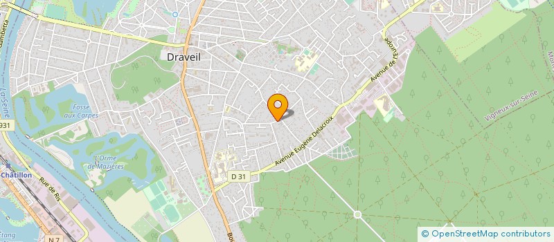 localisation de l'entreprise LA FONTAINE D'ETIOLLES à DRAVEIL