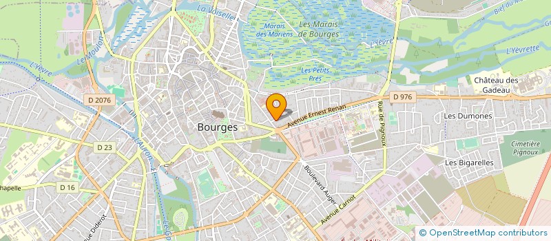 localisation de l'entreprise LA FONTAINE D'IVOIRE  BOURGES