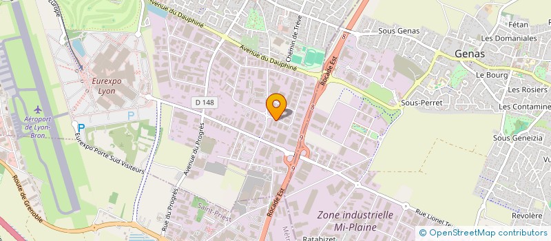 localisation de l'entreprise LA FONTAINE DE BARCELONNETTE  CHASSIEU