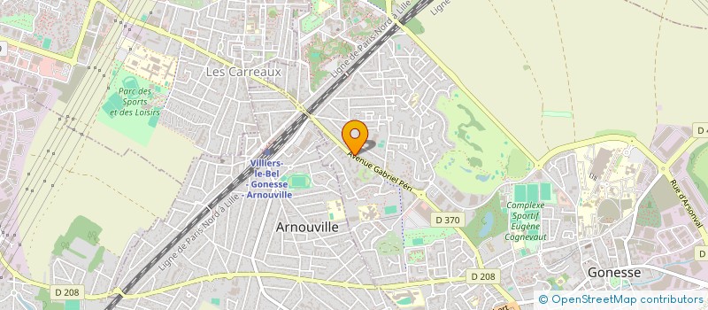 localisation de l'entreprise LA FONTAINE DE CHINE à GONESSE
