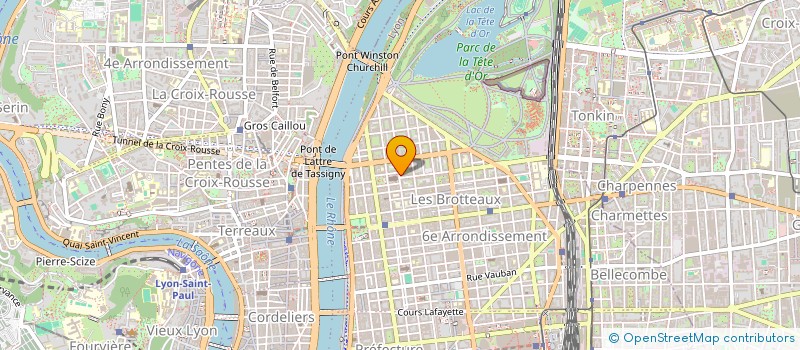 localisation de l'entreprise LA FONTAINE DE L'ARCOULE  LYON