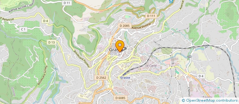 localisation de l'entreprise LA FONTAINE DE L'EVECHE à GRASSE