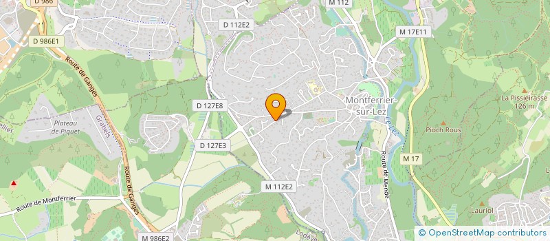 localisation de l'entreprise LA FONTAINE DE MONTAUD  MONTFERRIER-SUR-LEZ