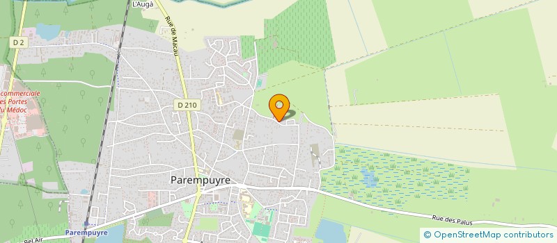 localisation de l'entreprise LA FONTAINE DE PERRIN  PAREMPUYRE