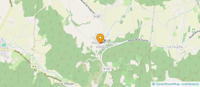 localisation de l'entreprise LA FONTAINE DE ROCOULE à ROCHEFORT-EN-VALDAINE