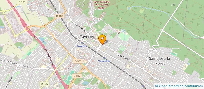 localisation de l'entreprise LA FONTAINE DE TAVERNY  TAVERNY