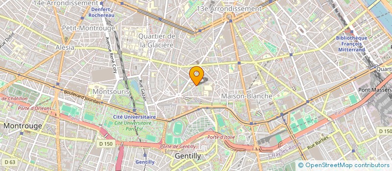 localisation de l'entreprise LA FONTAINE DES DELICES  PARIS