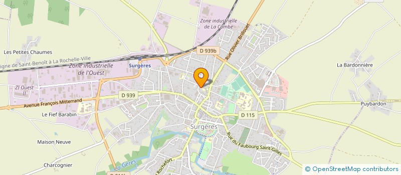 localisation de l'entreprise LA FONTAINE DES PELERINS à SAINT-MARD